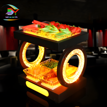 Luminous LED Fruit Snack Platter for Parties and Holidays