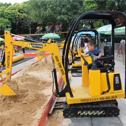 Coin Operated Children's Excavator Toy for Amusement Entertainment