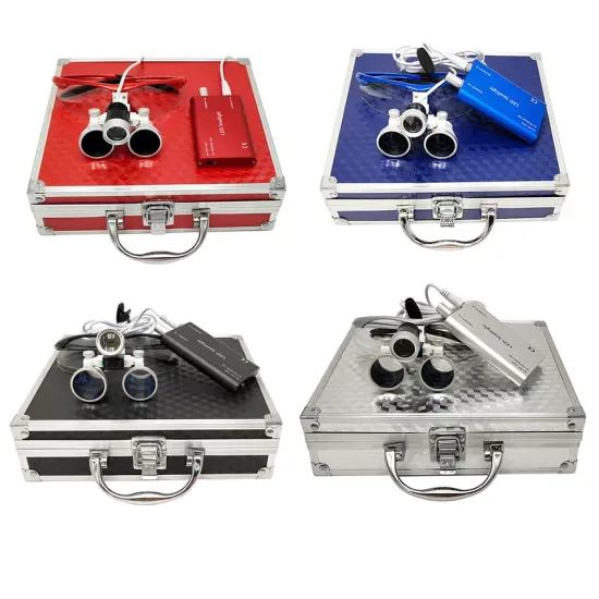 Hot Sell LED 2.5x 3.5x Dental Loupes with Headlight - Portable Surgical Loupes