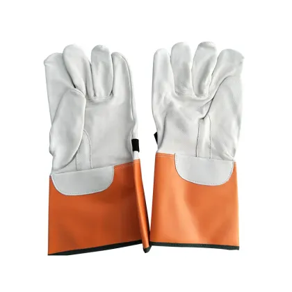 Insulating Leather and Rubber Protective Gloves