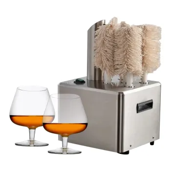 Electric Winery Wine Glass Polishing Machine - 120-240V Glass Dryer and Polisher for Kitchen
