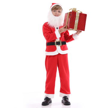 Costume de Noël en velours enfant pour les enfants