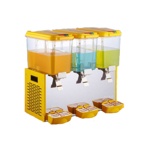 refrigera stainless steel triple juice dispenser for hotel