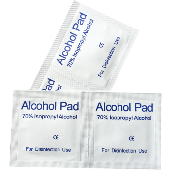 PAD PRESSO DELL&#39;ALOLE 70% ISOPROPIL PELLE SCALE