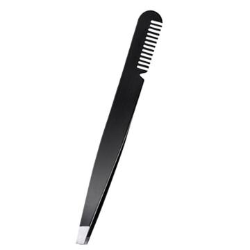 Black Slanted Face Hair Trimmer and Eyebrow Tweezers - Factory Hot Seller