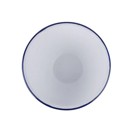 Kitchen Popcorn Bowl 3PCS Enamel Bowl Sets 16/23/26cm