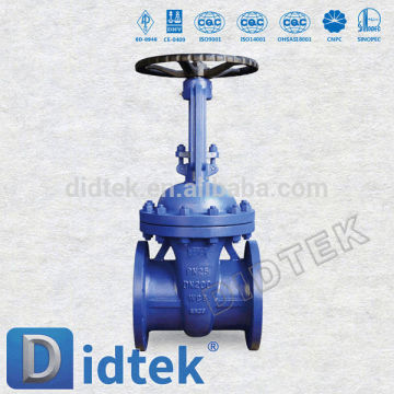 Didtek DIN Carbon Steel Flanged DN200 Gate Valve