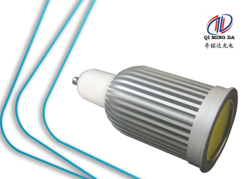Aluminum COB GU10 Dimmable LED Spot Light