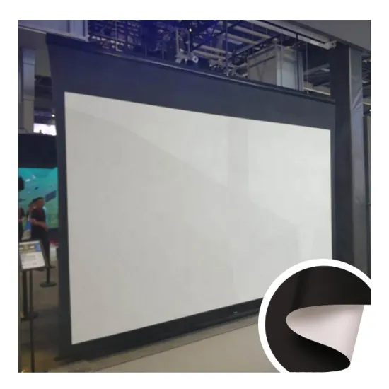 500GSM White and Black Projection Film Fabric: A Superior Projector Screen Material