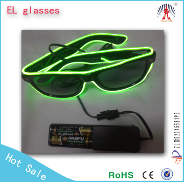 dancing party rgb el wire glasses with hand-made quality made in china