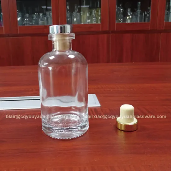 Food Grade Round Design 250ml Soft Drink Glass Bottle