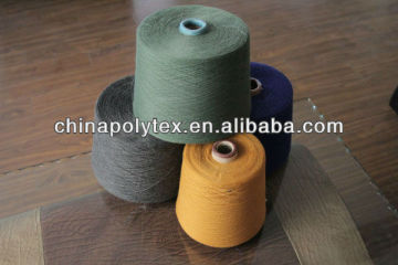 polyester spun yarn 20/1 recycled black