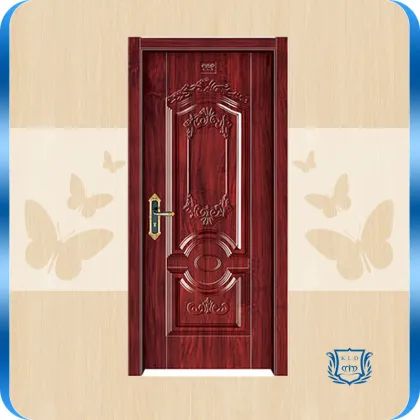 K-6707 Factory Gold Supplier Popular Italian Steel Wood Inteiror Doors Steel Security Door Steel door