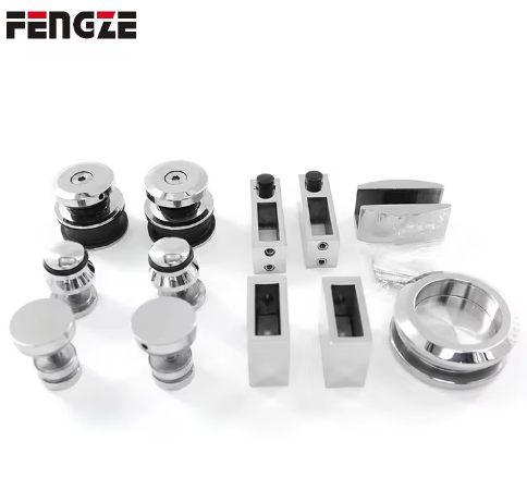 Hardware del sistema de puerta corrediza de vidrio de acero inoxidable