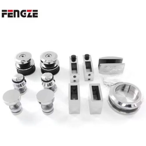 Hardware del sistema de puerta corrediza de vidrio de acero inoxidable