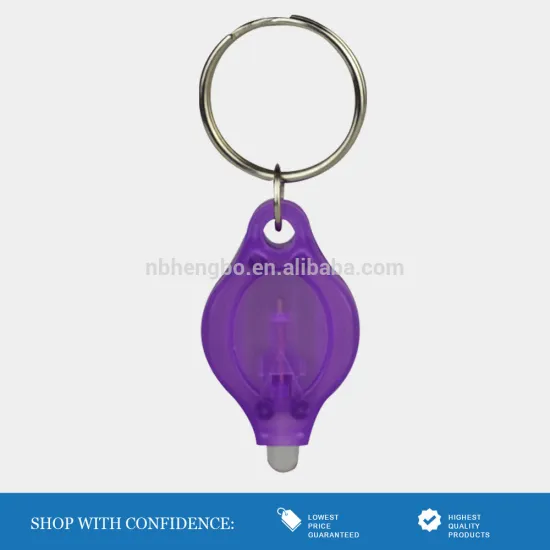 yiwu top seller plastic uv led promotional keychain
