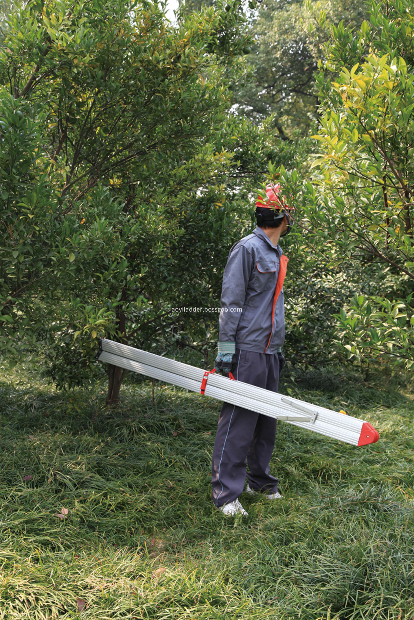 Aluminum stick step ladder 