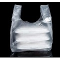 Polybag Plastic Gusset Garbage White T-Shirt Carrier Shopping Bag