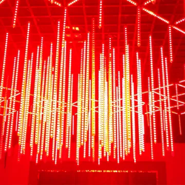 led hanging vertical tube light