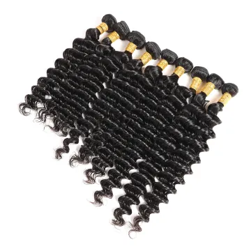 Virgin Cuticle Aligned Raw Cambodian Wholesale Sample Hair Bundles, Brazilian Deep Wave Bundles Virgin Hair