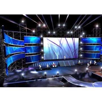 Indoor Curved LED Display with Wide Viewing Angle