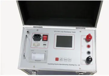 circuit breaker loop resistance tester