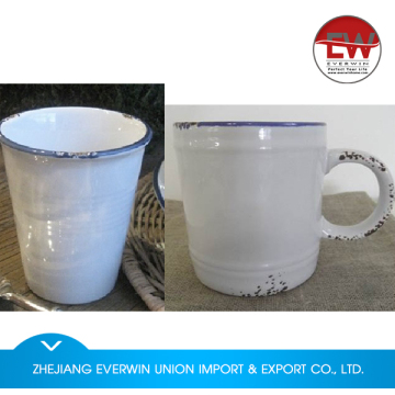 New and hot OEM quality cheap enamel cup in many style
