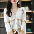 Version coréenne féminine Tous-cardigan en tricot en laine