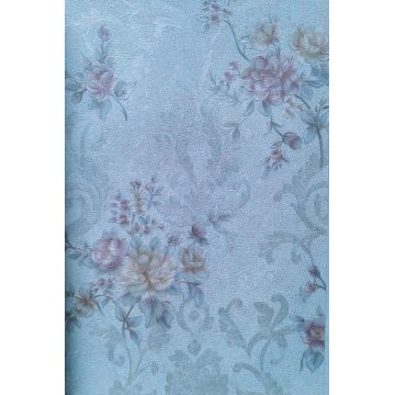 Vinly Wallpaper Bunga Desain Wallpaper Kertas PVC