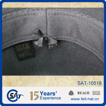 2015 high quality pure wool felt cowboy hat Indian Jones hat