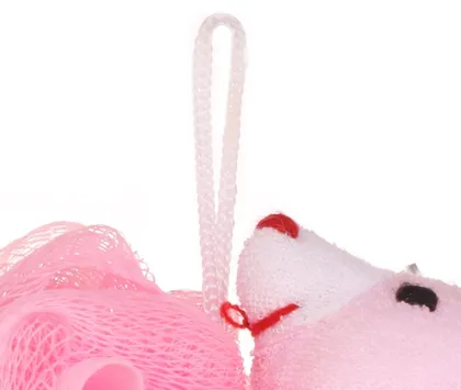 Bath Sponges Animal Kids Loofah Bath Pouf