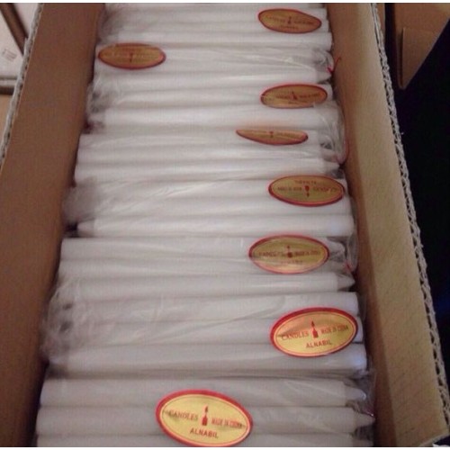 wholesale religious candles bougie blanche