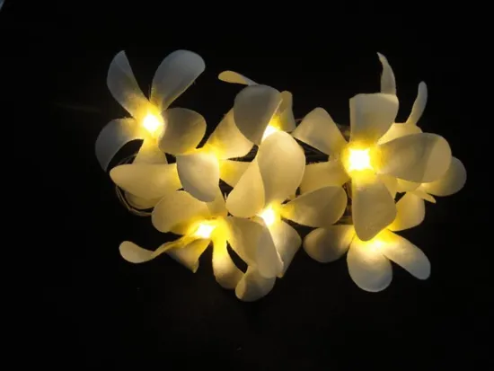 new products 2016 Christmas artificial flowers decorative led lights
