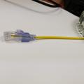 슬림 Cat6A UTP 30AWG 이더넷 패치 케이블 RJ45