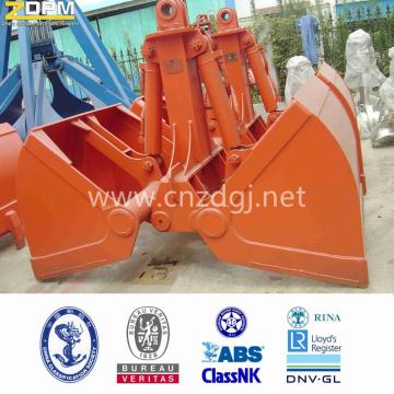 Rotatory wood log timber grab for excavator