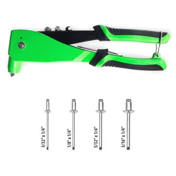 Heavy Duty 10.5" Hand Riveter Nut Tool with Soft Grip and Tempered Steel