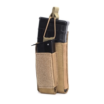 Tactical Molle Waist Belt Double Magazine Pouch for 5.56 and 9mm Magazines