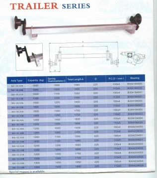 Torsion Arm Axle