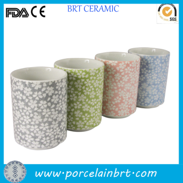 Fresh Cherry Blossom Ceramic Japanese Tea Cup