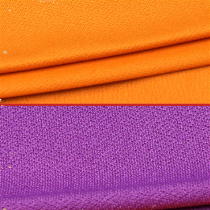 Mosscrepe Knitted Wool Peach Poyester Dyed Cloth