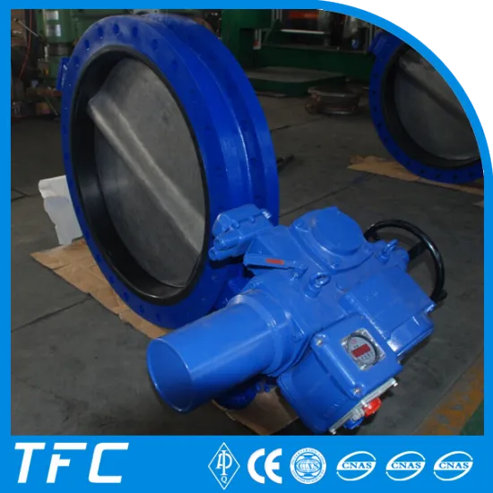 rubber seated motor operated butterfly valve