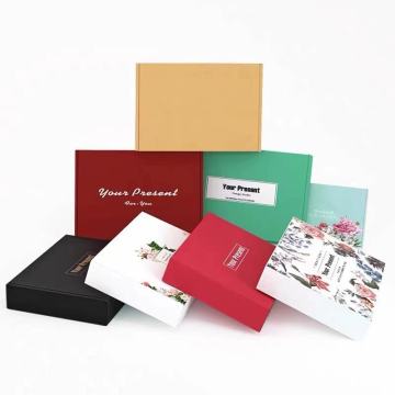 Scatole di carta piegata personalizzate per abbigliamento | Packaging biodegradable cajas personalizadas carton