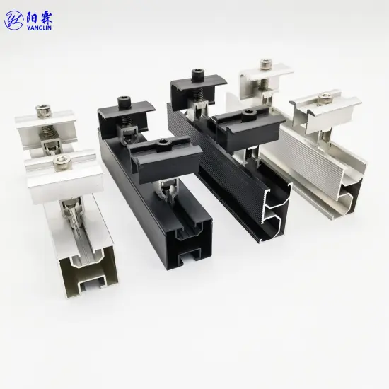 Factory Customized Solar Aluminum Rail Profiles