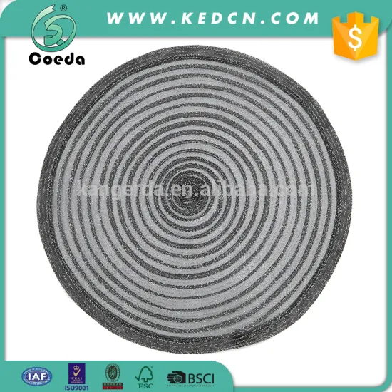 Round Metallic NylonTable Placemat