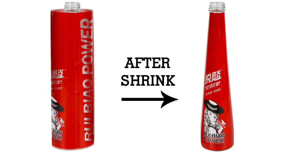 Metallic shrink label