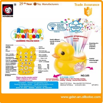 Hot selling Remote control Intelligent Baby Toys Yellow Duck