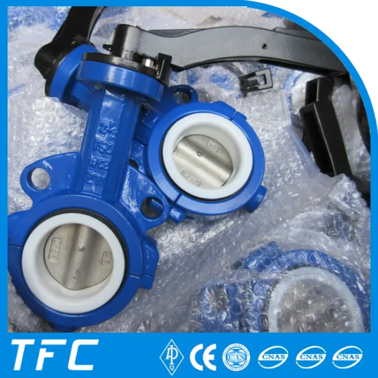 soft seat rubber seated wafer butterfly valve wenzhou