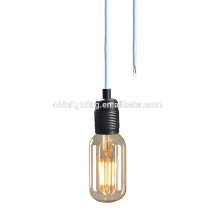 Lighting accessories hanging lighting cord e27 hanging pendant lamp holder