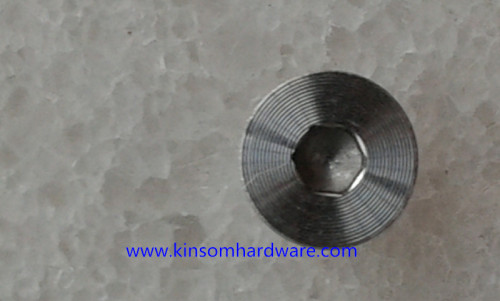 Special CD lines screw , flat head hexagon socket step stainless steel 304 screw