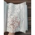 Gauze Fabric Embroidered Curtain Fabric For Home Decoration